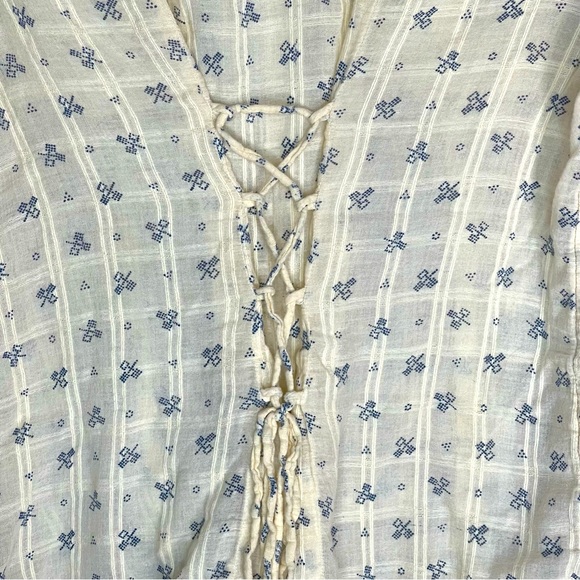Free People Western Style Corset Back Button Down Shirt - Picture 11 of 12